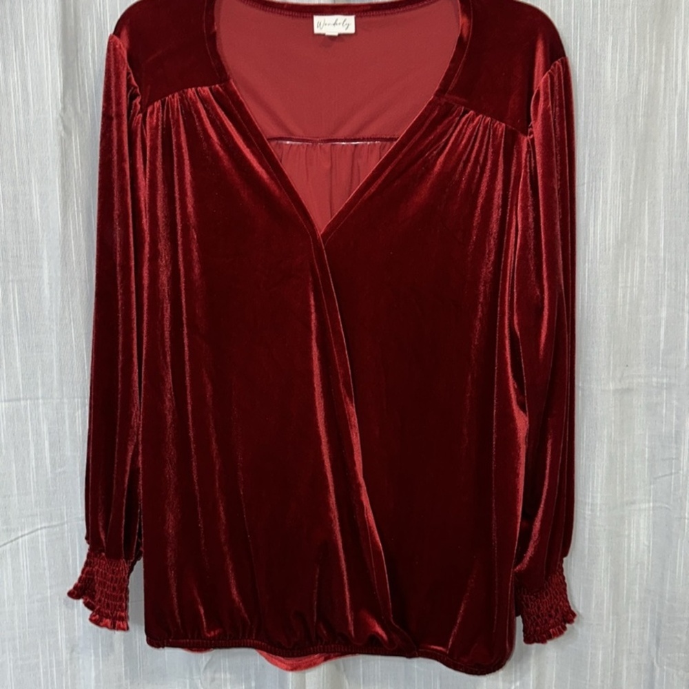 Velvet top